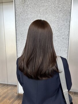 ザック ヴィ(ZACC vie) オリーブブラウン / 透けカラー