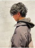 メンズ波巻きパーマ