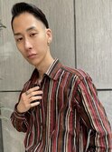 サイドパートスタイル/バーバー/シェービング/アップバング