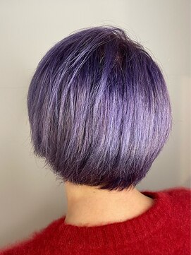 ヘアリゾート粋 新宿三丁目本店 ブリーチカラー/ディープパープル