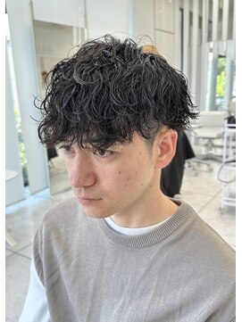 エース 名駅店(Ace) 波巻きスパイラルパーマメンズマッシュツイストスパイラルパーマ