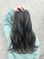 アルドーレフィエロ シンサイバシ(Ardore fiero shinsaibashi) コントラスト極ハイライト☆アッシュブラック