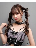 かなぺこちゃんヘアメイク☆推し活ヘアセットヘアアレンジカラー