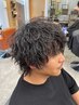 メンズカット+ベーシックパーマ+炭酸パック￥8500