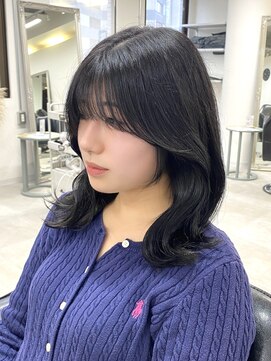 クレム 博多駅店(ChLem) ミディアム　小顔顔周り　くびれ巻き　髪質改善　博多美容室