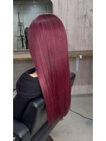 ラフィット 香椎(lafit)&nbsp;ワンブリーチ透明感ワインレッド♪