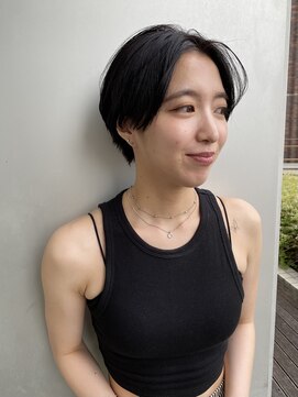 エアー 青山(AIR) 前髪なしかきあげハンサムショート