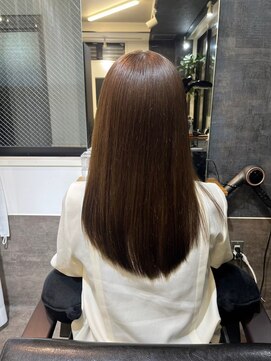 リブロ(LiBro) 髪質改善ストレートココアベージュ暗めカラーダークアッシュ