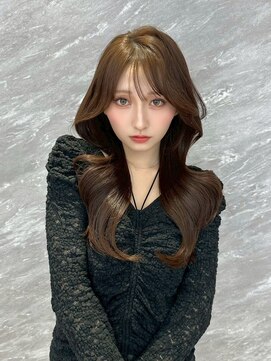 ☆韓国風くびれレイヤースタイル×透明感カラー