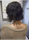ドライパーマゆるめパーマウルフパーマボブパーマ銀座暗髪