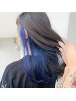 salon de MiLK 札幌大通店【サロン ド ミルク】 *地毛からワンブリーチでつくるインナーブルー