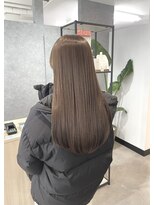 ラボヌールヘアーリアン 川越店(La Bonheur hair Lien)&nbsp;ワンカラーで透明感ベージュ♪