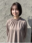 【骨格補正】丸みショート×小顔カット