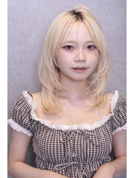 リメル 奥沢自由が丘店(Remel) くびレイヤーエモージュイメチェンフルバング似合わせカット