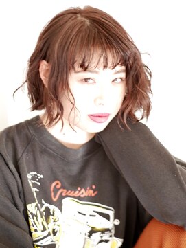 エル バイ ファースト(L by first) 【L by first】ミニボブ×レッドブラウン◎20代30代40代50代