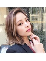 フラミューム 関内店(flammeum)&nbsp;ワンレンボブ/かきあげヘア☆【関内　馬車道】