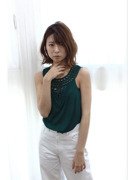 バグズ ヘアデザイン 桔梗が丘店(Baguz HAIR DESIGN) ラフカールボブ☆ぶつ切りボブ