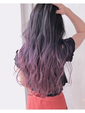 アライブ ハラジュク(ALIVE harajuku) 【ALIVE harajuku】ラベンダーピンク派手グラデーションryota