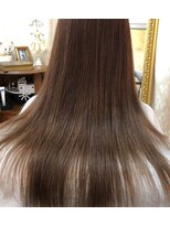 ゴールドブラック(GOLDBLACK) ブリーチ毛でも安心♪セルフブローでこんなにサラサラ★