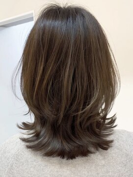 ノラキチジョウジ(NORA KICHIJOJI) #ボブルフ#ボブウルフ#ミルクティーグレージュ#ふんわりレイヤー