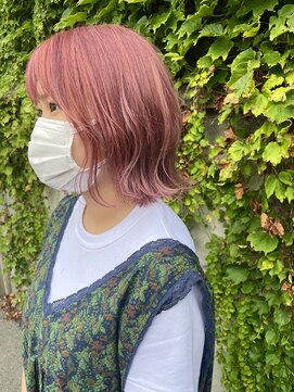 アンメリーアン(Ann merry ann) 20代◎/ブリーチ/ダブルカラー/ボブ/前髪カット