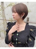 【FRAME天王寺駅前】前髪シースルー丸みショート/20代/30代/40代