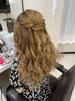 シーズン 大阪(SEASON) 【ヘアセット】ハーフアップ×ツイストアレンジ