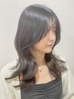 ランガリ ヘアアンドスパ(Rangali Hair&Spa)&nbsp;【別府 ランガリ】おとなっぽレイヤー/流れる顔まわり