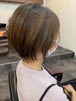 ライフ 忍ケ丘店(Lyfe)&nbsp;くびれショート_Aラインボブマロンベージュ大人ガーリー_78