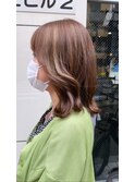 ブリーチハイライト&外ハネミディアム 大宮ヒップスデコ