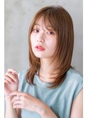 【ARTE表参道/青山】モテ髪ミディアム×ブリーチなし透明感