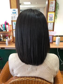 ヘアー マジック 国立店(Hair Magic) モテ髪こなれヘア/美髪薄めバング