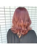 波ウェーブ×ピンク系カラー［駒込/駒込駅］