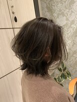 アース 三木店(HAIR & MAKE EARTH)&nbsp;20代30代大人可愛い小顔ボブ前下がりショートハイライト