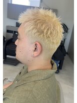 ホワイト(WHITE)&nbsp;ザクザクスパイキー　抜きっぱなしブロンド