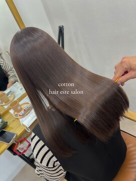 コットン(cotton) 髪質改善カラーエステ