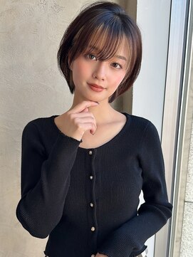 アフロート ルヴア(AFLOAT RUVUA) みねスタイル♪ 似合わせ ショート ボブ 30代 40代 小顔 新宿