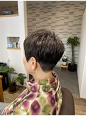 阿見町/ショートカット/マッシュウルフ/白髪/ヘッドスパ