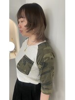 シーンヨコハマ 横浜店(SCENE yokohama)&nbsp;ウルフカット　インナーカラー