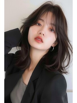 ラナ 新宿(lana) ミディアム/シースルー/くびれヘア/レイヤー/【lana hair新宿】