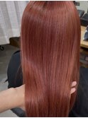 ロングケアブリーチ　オンカラーRED