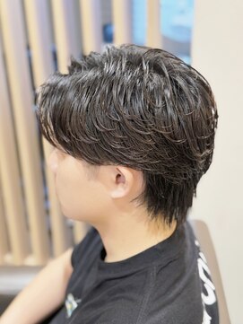 ハレ ヘアサロン(Hale hair salon) Haleブルーブラックフェザーパーマサーフカールニュアンスパーマ