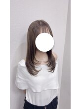 ノアサロン(Noa SALON) 艶ストレートロング × 顔まわりレイヤー