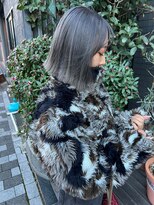 ラ ミュウ 八王子(LA.MIU)&nbsp;アッシュカラー　ブリーチ　ボブ　【八王子駅/京王八王子駅】