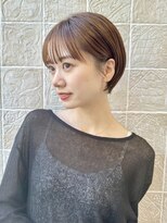 ビュートリアム 南青山(BEAUTRIUM)&nbsp;マッシュショート丸みショート耳掛けショートショートヘア青山