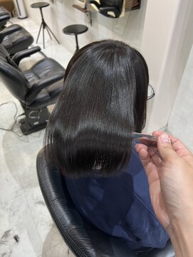 サロンドボーテキリコ(SALON DE BEAUTE KIRIKO) ショート × ネオメテオストレート