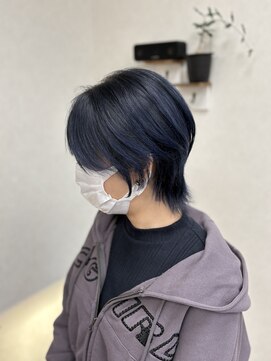 リングバイモアムー(Ring by Moremuu) レイヤーウルフ　ブルー