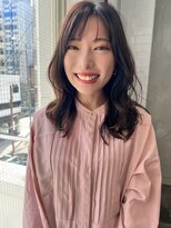 ロア 四条河原町店(LoRE)&nbsp;レイヤーカットアプリコットオレンジハイライトカラーボブヘア