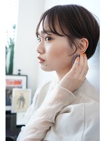 エルフレームバイワンラヴェスト(L'FLAME by one Lovest)&nbsp;ショートカット丸みショート耳掛けひし形小顔 20代30代長野駅