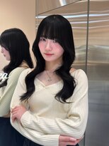 シー バイ ロンド 新宿(Sea by Lond)&nbsp;ブルーブラック×レイヤーカット